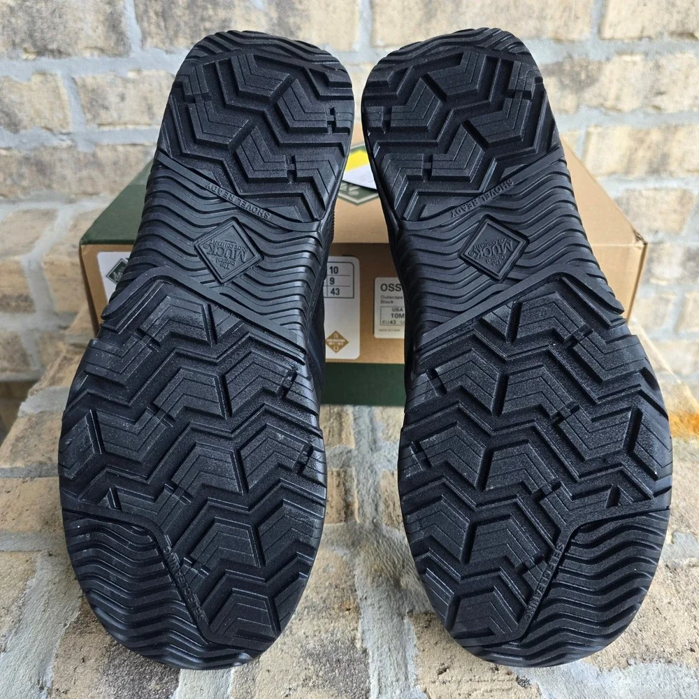 Muck Boot Company Outscape Low Mens Black Neoprene Waterproof Shoe Size 10